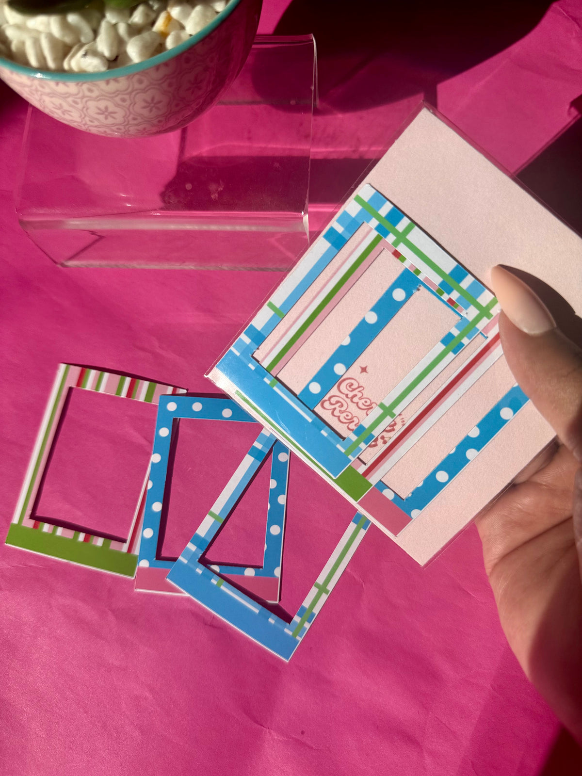 Mini Magnetic Picture Frame Set (3) – Y2K Inspired Mini Photo Frame