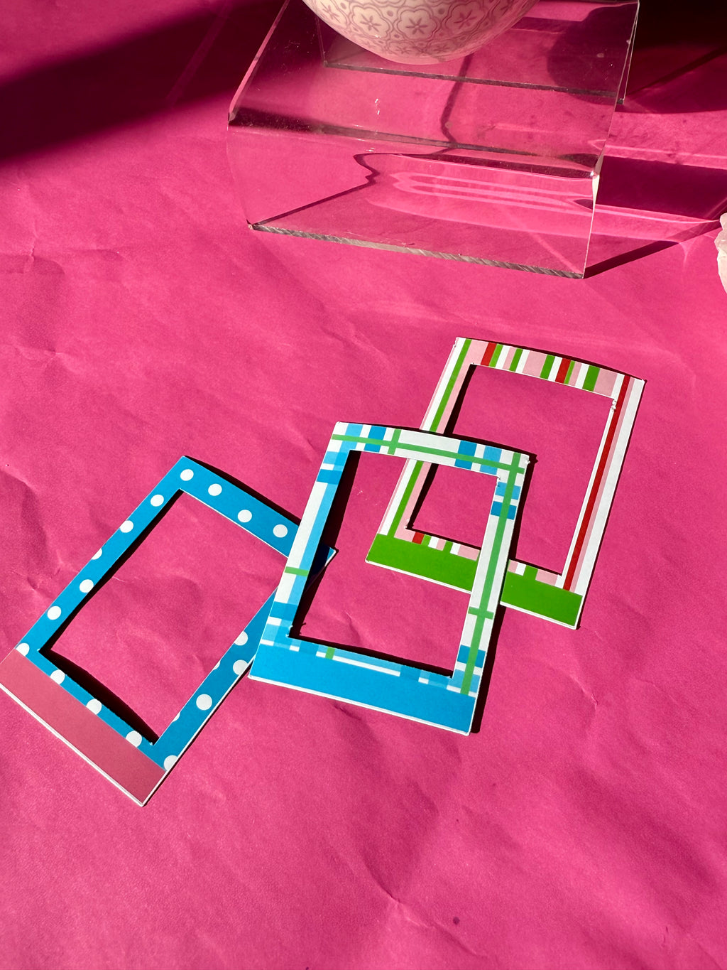 Mini Magnetic Picture Frame Set (3) – Y2K Inspired Mini Photo Frame