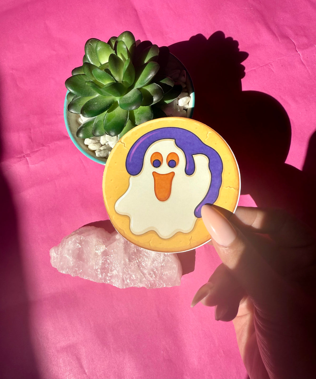 Halloween Ghost Cookie Sticker
